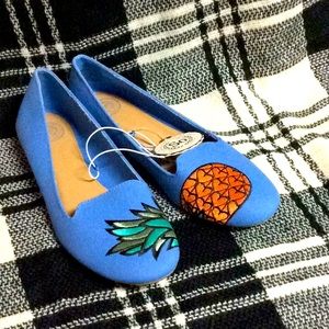 ⚠️ Last chance! SO brand pineapple ballerina flats